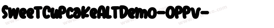 SweetCupcakeAltDemo-0ppv字体转换