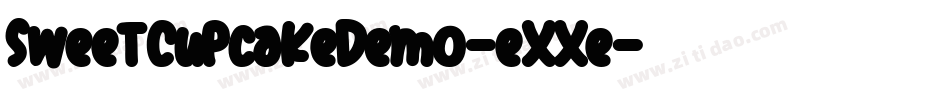 SweetCupcakeDemo-eXXe字体转换