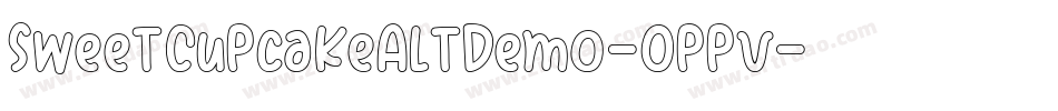 SweetCupcakeAltDemo-0ppv字体转换