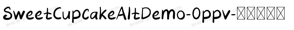 SweetCupcakeAltDemo-0ppv字体转换