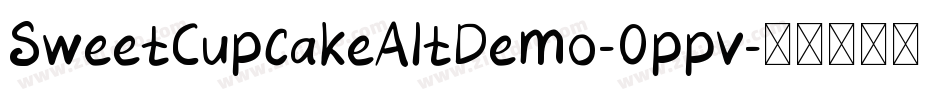 SweetCupcakeAltDemo-0ppv字体转换
