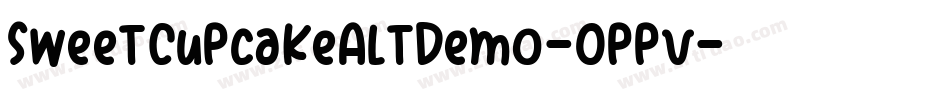SweetCupcakeAltDemo-0ppv字体转换