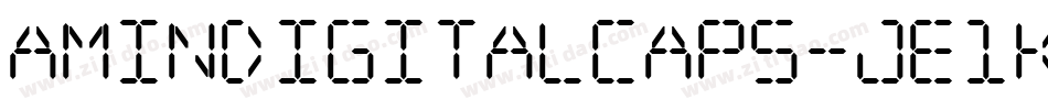AminDigitalCaps-Je1K字体转换