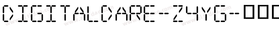 DigitalDare-z4yG字体转换