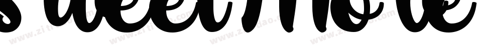 SweetMovementsPersonalUse-7BjmV字体转换
