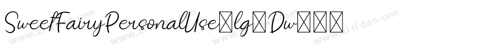 SweetFairyPersonalUse-lg8Dw字体转换