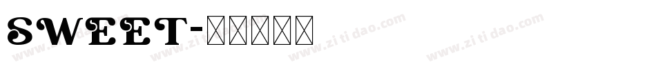 SWEET字体转换