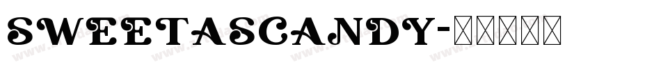 SWEETASCANDY字体转换