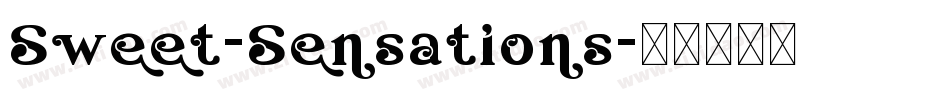 Sweet-Sensations字体转换