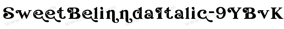 SweetBelinndaItalic-9YBvK字体转换
