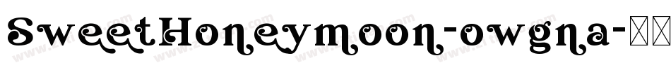 SweetHoneymoon-owgna字体转换