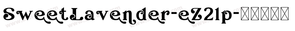 SweetLavender-eZ2lp字体转换