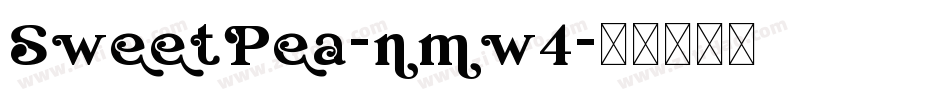 SweetPea-nmw4字体转换