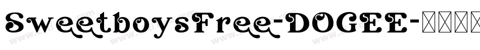SweetboysFree-DOGEE字体转换