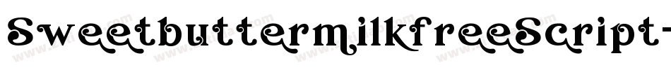 SweetbuttermilkfreeScript-1GDvB字体转换