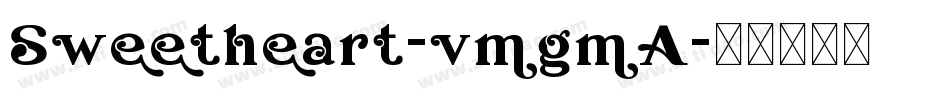 Sweetheart-vmgmA字体转换