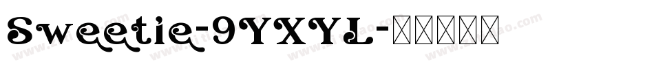 Sweetie-9YXYL字体转换