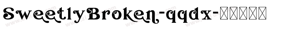 SweetlyBroken-qqdx字体转换