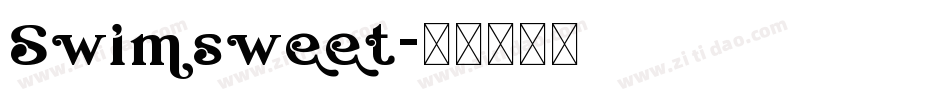 Swimsweet字体转换