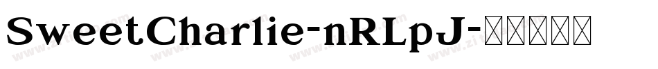 SweetCharlie-nRLpJ字体转换