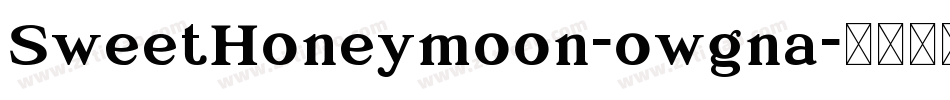 SweetHoneymoon-owgna字体转换