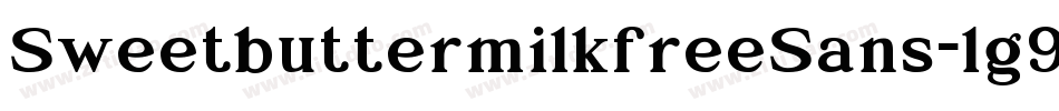 SweetbuttermilkfreeSans-lg920字体转换