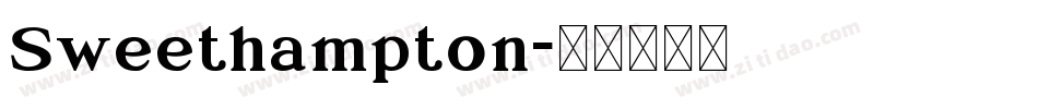 Sweethampton字体转换