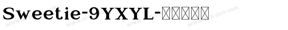 Sweetie-9YXYL字体转换
