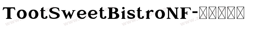 TootSweetBistroNF字体转换