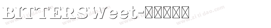 BITTERSWeet字体转换