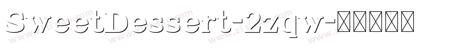 SweetDessert-2zqw字体转换