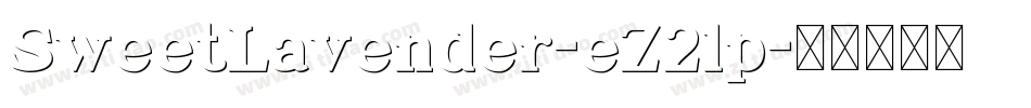 SweetLavender-eZ2lp字体转换