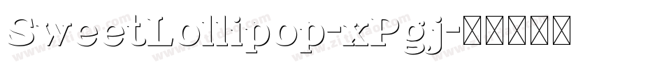 SweetLollipop-xPgj字体转换