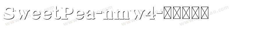 SweetPea-nmw4字体转换