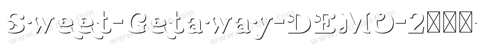 Sweet-Getaway-DEMO-2转换器字体转换