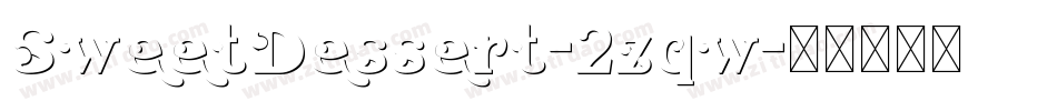SweetDessert-2zqw字体转换