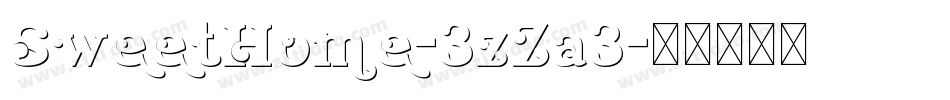 SweetHome-3zZa3字体转换