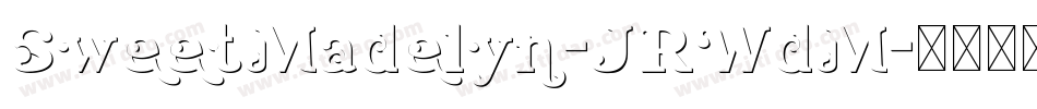 SweetMadelyn-JRWdM字体转换