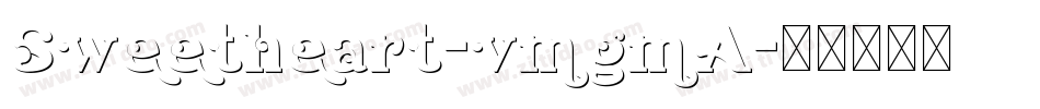 Sweetheart-vmgmA字体转换