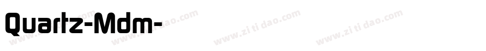 Quartz-Mdm字体转换