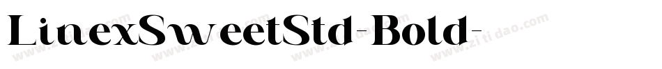 LinexSweetStd-Bold字体转换