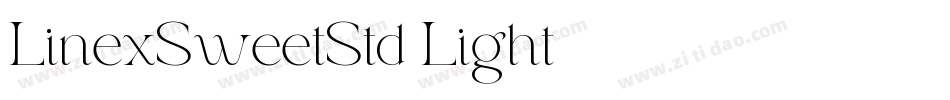 LinexSweetStd-Light字体转换