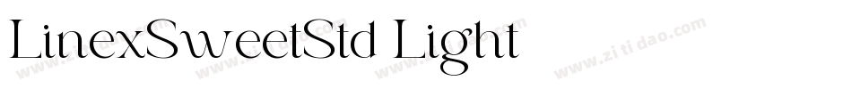LinexSweetStd-Light字体转换