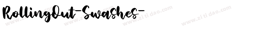 RollingOut-Swashes字体转换