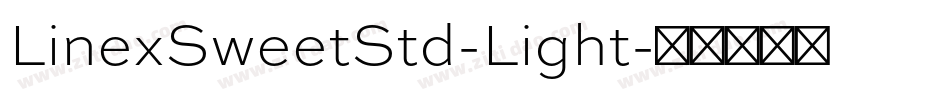 LinexSweetStd-Light字体转换