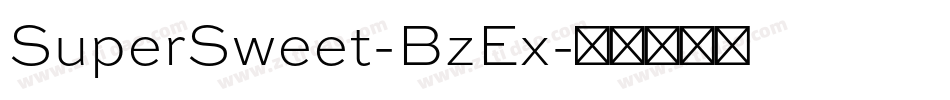 SuperSweet-BzEx字体转换
