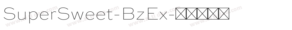 SuperSweet-BzEx字体转换
