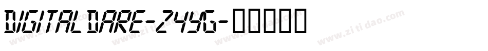 DigitalDare-z4yG字体转换