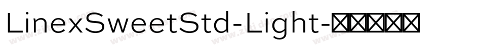 LinexSweetStd-Light字体转换