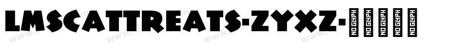 LmsCatTreats-Zyxz字体转换